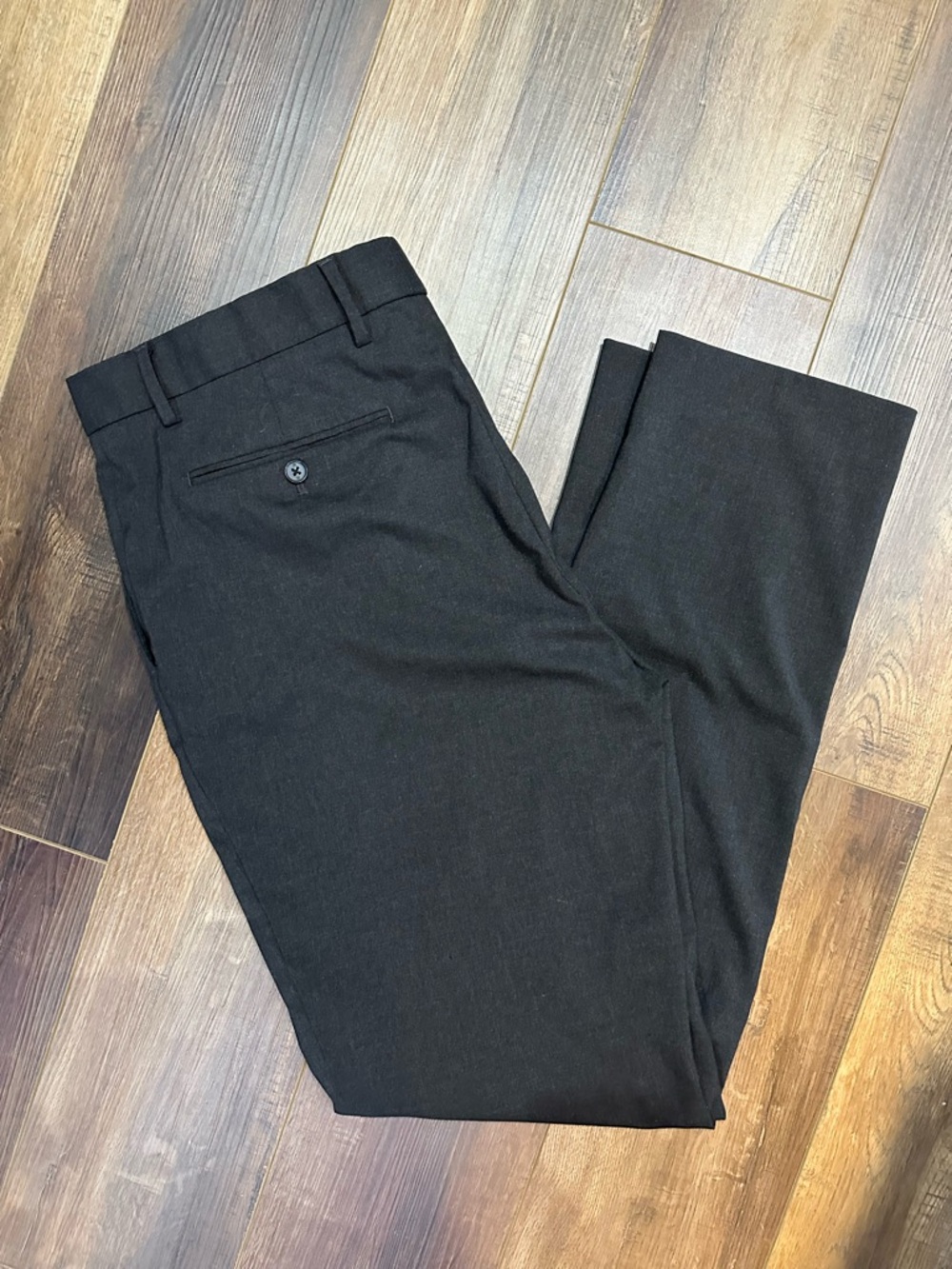 Banana Republic Black Tailored Fit Dress Pants 36x36